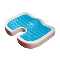 Coussin de siège portable et confortable en gel rafraîchissant pour conducteur de voiture, en mousse à mémoire de forme en U, soulagement de la pression, confort orthopédique pour le bureau