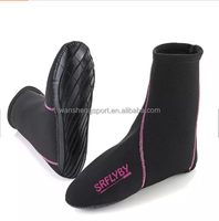 Chaussettes à semelle en caoutchouc Chaussures pour adultes Chaussettes imperméables avec semelle en caoutchouc Chaussettes de plongée en néoprène