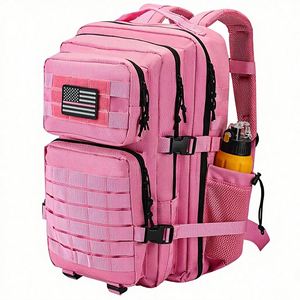 กระเป๋าเป้สะพายหลังแบบยุทธวิธี Factory Tactical 45L Denim MOLLE พร้อมซิปและหัวเข็มขัด สำหรับตั้งแคมป์ มีช่องใส่ขวดน้ำ ใช้ได้ 3 วัน - Product Image 1