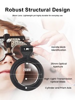 Aist Optics – Instrument d'examen de la vue, boîte de test d'optométrie, équipement SL-266B, jeu de lentilles d'essai