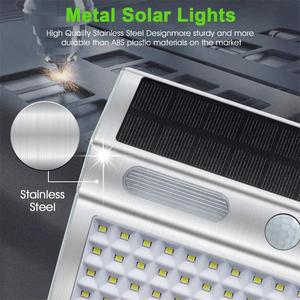 112 <b>LED</b> Solar Stainless Steel <b>Motion</b> <b>Sensor</b> Security <b>Lights</b> IP65 Waterproof for Garden Outdoor Use - Product Image 2