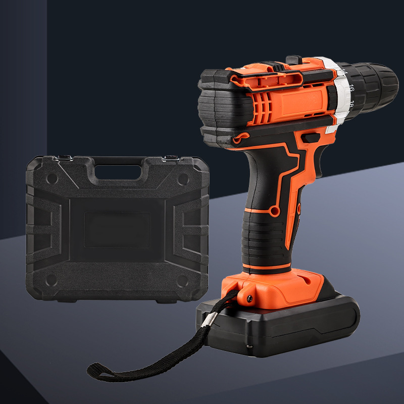 ZHIXIN Power Tool Box 21V Mini Drill Set With Other Lithium Battery Cordless Electric Drill Accessories New Hardware Tool