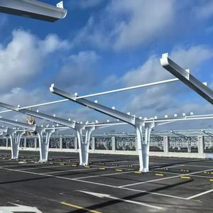 Cochera Solar Fotovoltaica de Acero para Estacionamiento, Instalación Rápida para Estación de Carga de Vehículos Eléctricos (20-25 Años de Vida Útil) - Product Image 2