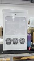 Vente directe d'usine de distributeurs automatiques de tatouages temporaires à trois compartiments, populaires en Europe, en Amérique et en Asie du Sud-Est