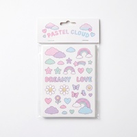 Paquete de pegatinas troqueladas personalizadas de vinilo PVC impermeables para botellas de agua, portátiles y diarios, hojas troqueladas a troquel al por mayor