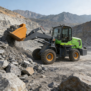 चीनी इलेक्ट्रिक व्हील स्व-छोटे फार्म फ्रंट एंड लोडर लिथियम इलेक्ट्रिक 1500 किलोग्राम फार्म 4wd इलेक्ट्रिक लोडर - Product Image 5