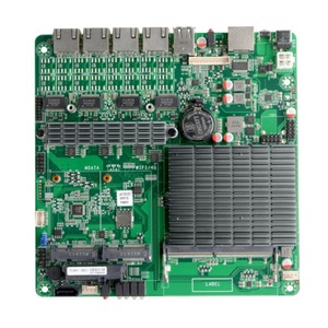 Carte mère Mini-ITX J4125MV <span class=keywords><strong>Intel</strong></span> Gemini Lake Celeron <span class=keywords><strong>J4125</strong></span> avec plusieurs interfaces réseau, 4 ports LAN <span class=keywords><strong>Intel</strong></span> I225V, 12VDC - Product Image 1