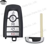Boîtier de clé de voiture universel programmable à 2/3/4/5 boutons, coque de clé intelligente pour clés de voiture Ford