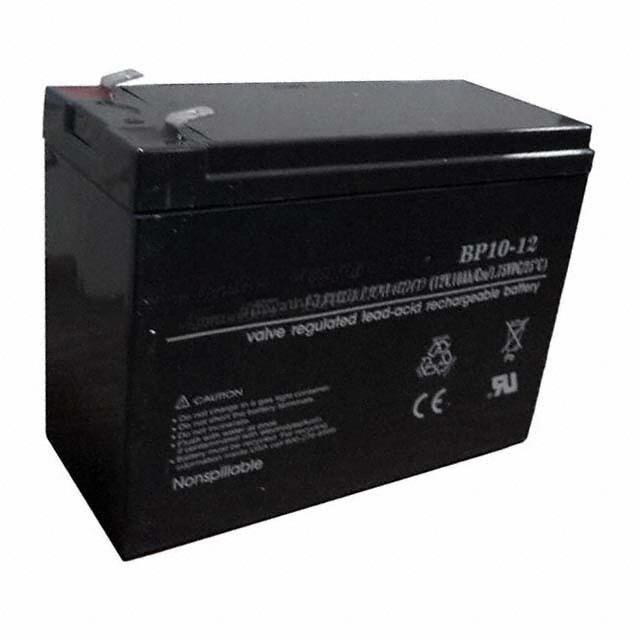 BP10-12-T2 Battery Products BATTERY LEAD ACID 12V 10AH BP10-12-T2