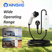 Station de recharge pour voiture à domicile Xingke X7 3,5 kW 16A Chargeur EV portable GB/T Type 1 Type 2 Plug and Play