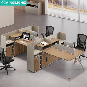 Bureau de travail pour le personnel, cabine de travail simple et moderne, 4-6 places, bureau des finances, poste informatique pour le personnel - Product Image 4