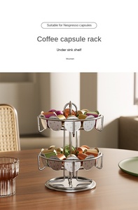 Custom all'ingrosso scatola di immagazzinaggio di <span class=keywords><strong>caffè</strong></span> in metallo ferro latte pelletizzante cestello per <span class=keywords><strong>caffè</strong></span> istantaneo capsula espositore - Product Image 5