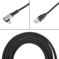 Câble USB C vers RJ45 de 1,5 pied, câble Ethernet Gigabit précis