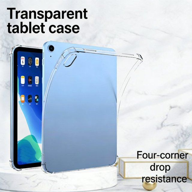For ipad Mini 5 Clear TPU Anti-fall Airbags Case for ipad 11 Pro Ultra-Thin Soft Tablet Cover Shell for ipad Air4