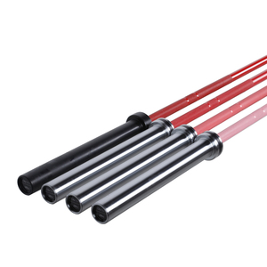 テルスフィットネス オリンピックバーベル 20kg 15kg カラーセラコートスチール 28mm径 2.2m長さ 耐荷重1500ポンド ウェイトリフティングエクササイズ - Product Image 2