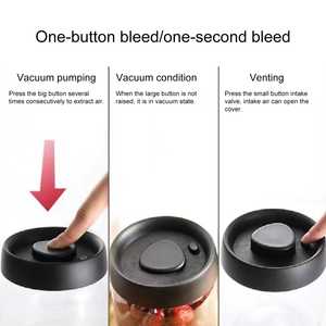 <span class=keywords><strong>Barattoli</strong></span> ermetici in <span class=keywords><strong>vetro</strong></span> <span class=keywords><strong>per</strong></span> alimenti trasparenti sigillati a prova <span class=keywords><strong>di</strong></span> umidità contenitori <span class=keywords><strong>sottovuoto</strong></span> <span class=keywords><strong>per</strong></span> chicchi <span class=keywords><strong>di</strong></span> caffè 500/900/1200/1800ml - Product Image 2