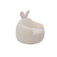 Fauteuil de salon moderne en tissu uni confortable avec accoudoirs rembourrés et compression, garantie 5 ans