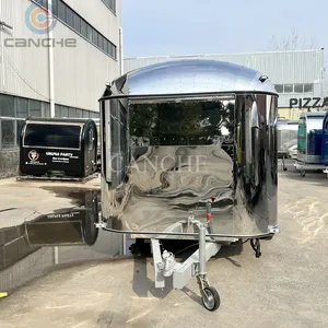 Camion de restauration mobile, stand à hot-dogs, cuisine en acier inoxydable, remorque alimentaire pour glaces - Product Image 3