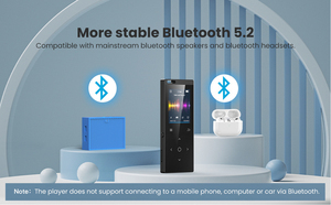 Lecteur MP3 BENJIE M3 à boutons tactiles, directement de l'usine, Bluetooth 5.0, radio FM, enregistreur vocal, prend en charge les cartes TF jusqu'à 32 Go, lecteur de musique portable - Product Image 5