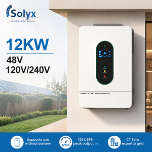 ระบบพลังงานแสงอาทิตย์แบบไฮบริด US Solyx 12kW 51.2V พร้อมมอเตอร์ 6 แรงม้า สำหรับบ้าน รุ่น MS 12KW ระบบพลังงานแสงอาทิตย์ 12 กิโลวัตต์ - Product Image 2