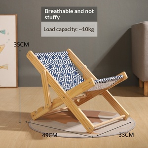 बिल्ली बिस्तर समायोज्य बिल्ली चढ़ाई फ्रेम विशेष चार सीज़न सार्वभौमिक खरोंच-प्रतिरोधी समुद्र तट कुर्सी ठोस लकड़ी बिल्ली खरोंच बोर्ड - Product Image 6