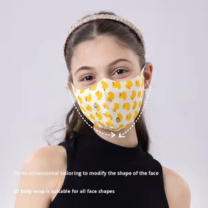 Wholesale OEM/ODM Children's <strong>Cute</strong> Cartoon Halloween 100% Cotton Washable Eco-Friendly Reusable <strong>Facemask</strong> for Elementary School - Product Image 5