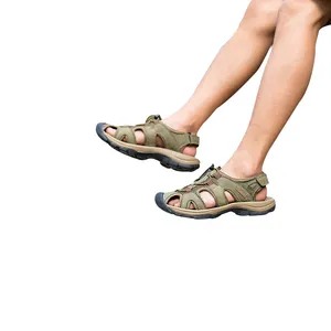 Factory Supplier Leather Enclosed Beach Sandals