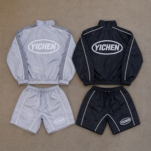 Fabricante de Conjuntos Deportivos Personalizados para <span class=keywords><strong>Hombre</strong></span>, Traje Deportivo Ligero y Holgado, Pantalones y Chaqueta Deportivos - Product Image 4