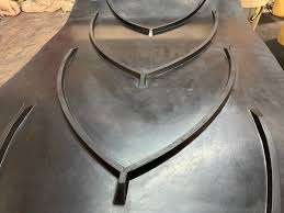 Черные шевронные резиновые Ленточные конвейерные ленты из Пакистана для машины для резки камней - Product Image 5