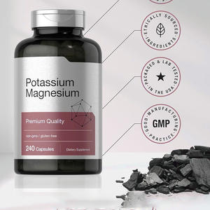 Complément en capsules à haute teneur en magnésium, calcium, zinc, potassium et oligo-éléments, très vendu par les fabricants d'équipement d'origine (OEM) / Suppléments naturels et biologiques - Product Image 2