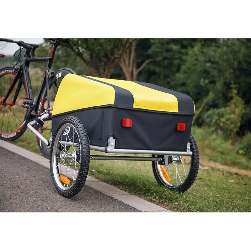 Fietsen Accessoires Opvouwbare Fiets Cargo Trailer Fietskar Voor Camping Pet Dog Bagage Carry