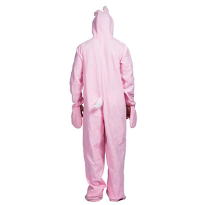 Disfraz de conejito rosa para adultos, pijamas de animales unisex, traje para fiesta de Halloween, verano 2023 - Product Image 3