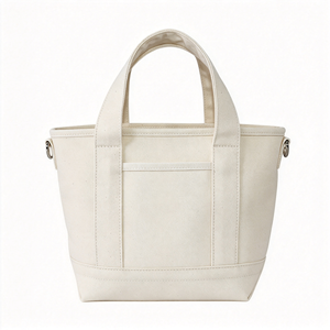 Sac bandoulière messager en toile blanche personnalisé pour femme 2022, avec lettres décoratives, style étudiant japonais, collection Printemps-Été - Product Image 4