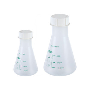 50ml 100ml 150ml 250m <span class=keywords><strong>500ml</strong></span> 1000ml nhựa phòng thí nghiệm erlenmeyer bình với nắp - Product Image 2