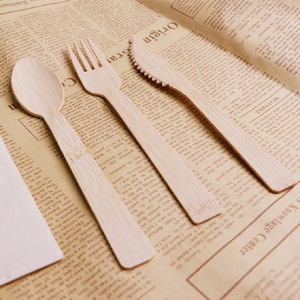 Ensembles de <span class=keywords><strong>couverts</strong></span> jetables en bambou de style coréen de 170mm <span class=keywords><strong>Couverts</strong></span> en bois personnalisés spécifiques à la restauration haut de gamme du fabricant - Product Image 4