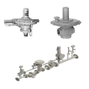 Ensemble de régulateur de tension à action directe et manomètre pour station de commutation de vannes Emerson Fisher Série 66 - Product Image 4