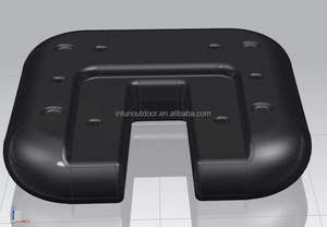 Poids résistants durables faits sur commande de jambe de tente d'auvent de <span class=keywords><strong>camping</strong></span> extérieur base de ciment 8kg - Product Image 2