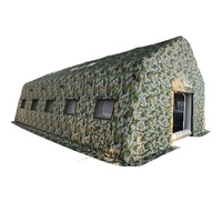 Carpa Inflable Personalizada con Diseño de Jungla y Cielo Estrellado, Verde, para Ejercicios de Comando, Tela Oxford de Tres Capas, Algodón para Invierno