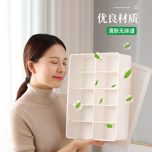 Clothing Organizer Drawer Style <b>Sock</b> Underwear Storage <b>Box</b> Rectangle Solid Color Standing Type - Product Image 4