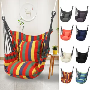เก้าอี้เปลญวนผ้าใบขนาดใหญ่,เก้าอี้แขวนในร่มสำหรับห้องนอนพักผ่อนกลางแจ้ง