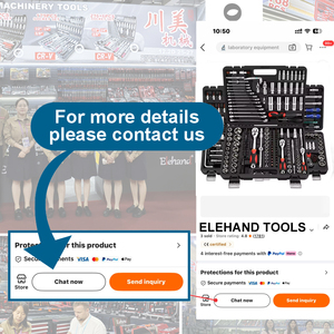 Tự động sửa chữa herramientas Kit cờ lê công cụ thiết lập Hộp dụng cụ cầm tay Ratchet cờ lê thép xe cơ khí công cụ Ổ cắm cờ lê Bộ - Product Image 6