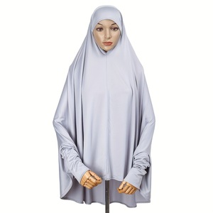 เสื้อคลุมมุสลิมสีทึบใหม่ - Product Image 5