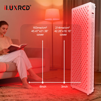 Panneaux de luminothérapie infrarouge et rouge ILUXRED 630 660 810 830 850NM pour le corps entier, usage commercial