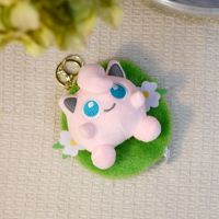 Grosir Gantungan Kunci Boneka Pokemon Tipe Rumput Super Lembut 4-inci 10cm Siap Kirim