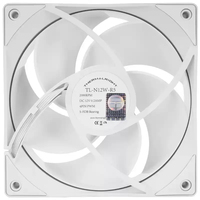 Thermalright TL-N12W-R5 blanc 120mm ventilateur de refroidissement à haute pression 2000RPM PWM 62.32CFM