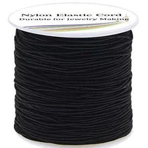 50m/roll Elastic Cord 1mm Stretchy String Sturdy Bracelet String