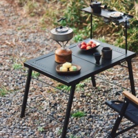 Naturehike 2 unités table IGT Légère Hauteur Réglable Camping En Plein Air BBQ Pique-Nique En Aluminium Table IGT Pliante