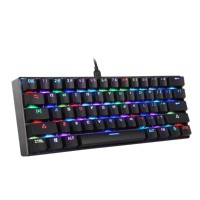 Clavier mécanique Motospeed CK61, russe, anglais, gaming, RGB, interface Type-C, programmable, mini format, disposition personnalisée