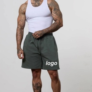 Pantalones Cortos Deportivos Casuales para Hombre, con Logotipo, de Spandex, Tejidos, para Gimnasio, Correr, Estilo Vintage a Rayas, Cintura Elástica, Transpirables, para Verano - Product Image 2