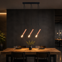 Lampes suspendues LED modernes de style nordique simple et créatif pour chambre à coucher, salon, salle à manger, décoration disponible en taille moyenne